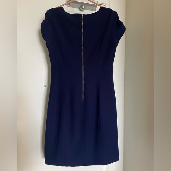 Tahari Size 10 Blue Dress - Picture 4 of 9